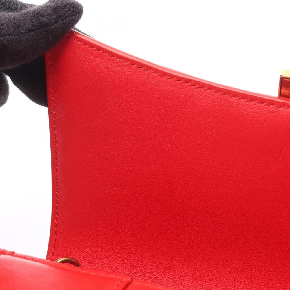 Balenciaga Shoulder Leather Bag Red Hourglass - Picture 6 of 9
